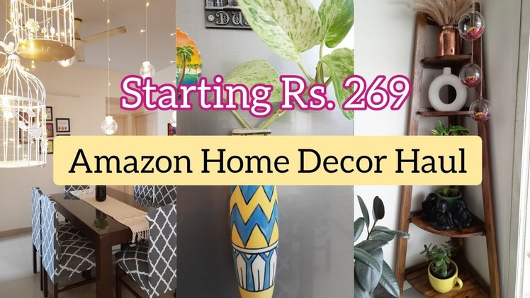 *BEST* Amazon Home Decor Haul ???? Home Decor Online Shopping | Huge Home Decoration Item Starts @Rs269
