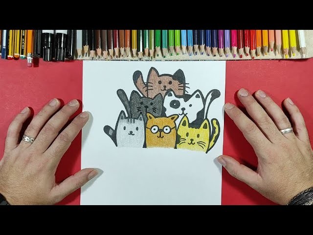 Como dibujar gatos ???????? paso a paso 3 | How to draw cats ???? 3
