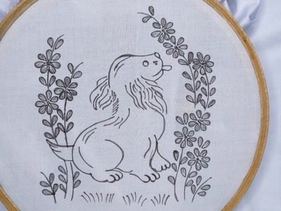 Cute Hand embroidery, Beautiful hand embroidery design, Easy animal embroidery for beginners