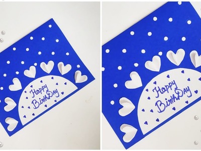 DIY Easy Birthday Card - Handmade Happy Birthday Gift ideas - Birthday Greeting Card design