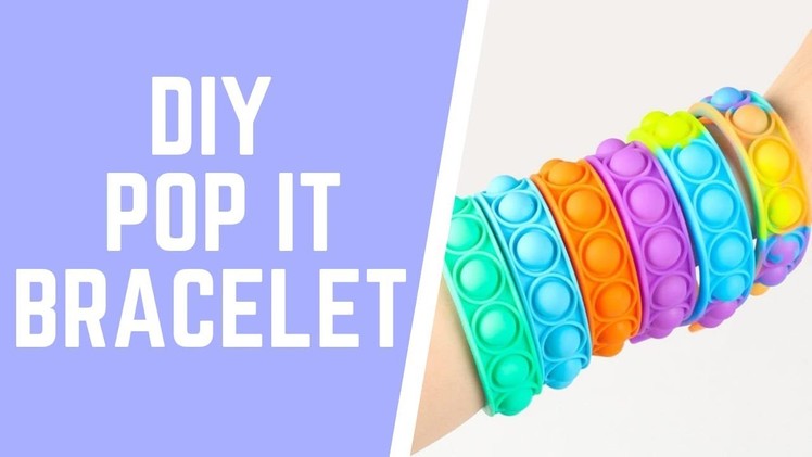 DIY Pop It Bracelet | Viral Fidget Toys | Crazy Creative Corner