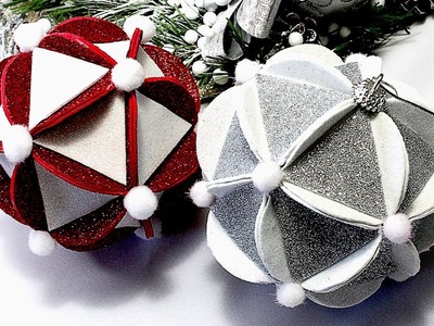 Easy DIY 3D Christmas Tree ornaments Making - Christmas decorations Ideas