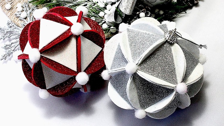 Easy DIY 3D Christmas Tree ornaments Making - Christmas decorations Ideas
