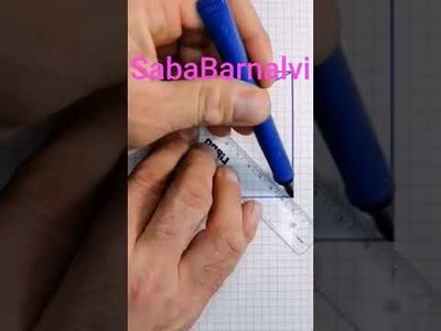 How to Draw 3D Cube, Easy 3D Art Trick #shorts #pencildrawing