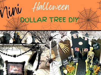 *NEW* Dollar Tree DIY |  Miniature Halloween Decor idea's