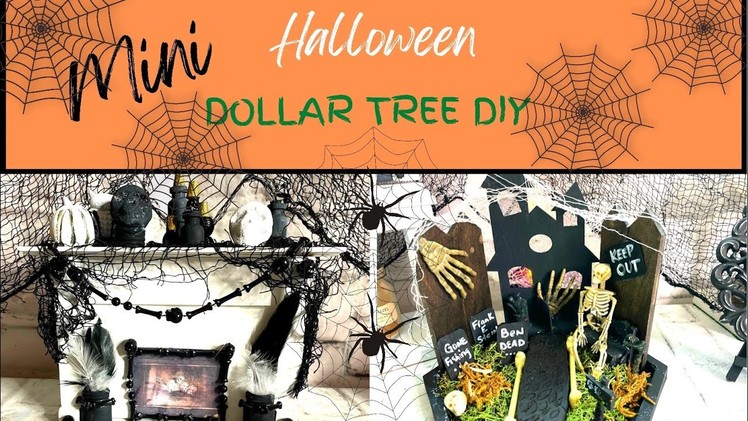 *NEW* Dollar Tree DIY |  Miniature Halloween Decor idea's