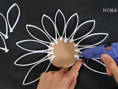 Paper flower wall decoration | Paper craft wall hanging | Diy Home decoration ideas |Paper wall mate