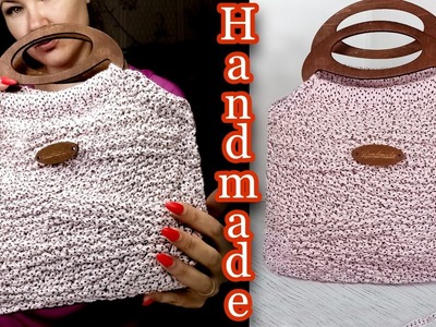 Stylish Handmade Bag At Home.DIY Small Women Bag.Macrame Bag Step by Step