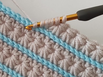 Super Easy crochet baby blanket pattern for beginners ~ Trend 3D Crochet Blanket Knitting Pattern