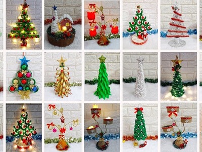 15 Low budget Christmas Tree making ideas |Best out of waste low budget Christmas craft idea????78