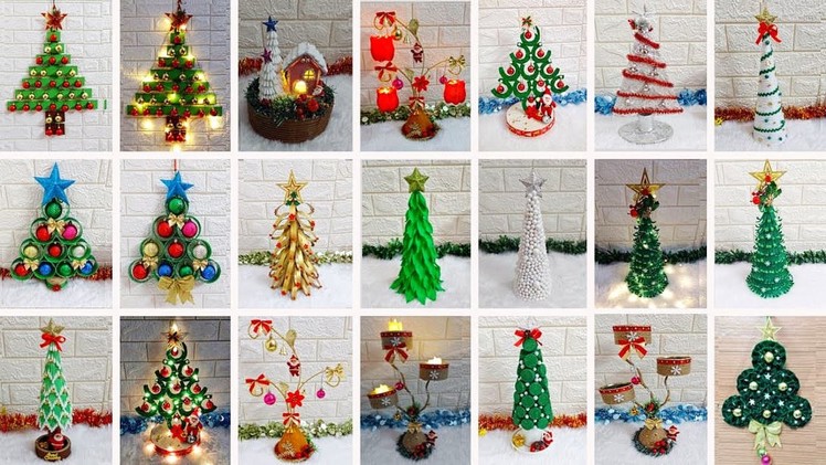 15 Low budget Christmas Tree making ideas |Best out of waste low budget Christmas craft idea????78