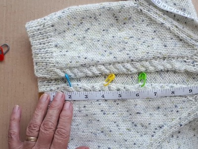 #27 18 Inch Cable Cardigan Tutorial, Sheila's Just Knitting