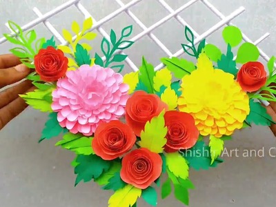 6 best wall hanging craft ideas | beautiful wallmate with paper