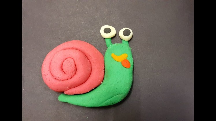 Clay Modelling For Kids #shorts #snail