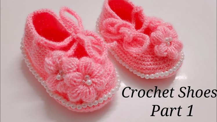 Crochet Baby Shoes.Baby Booties, Part 1