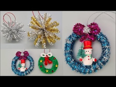 DIY Christmas Decorations ideas! Decoratiuni pentru bradul de Craciun foarte usor de facut!