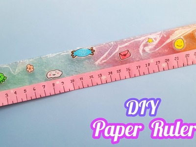 DIY Liquid scale. DIY paper Scale - How to make Liquid ruler How to make kawaii scale.paper craft