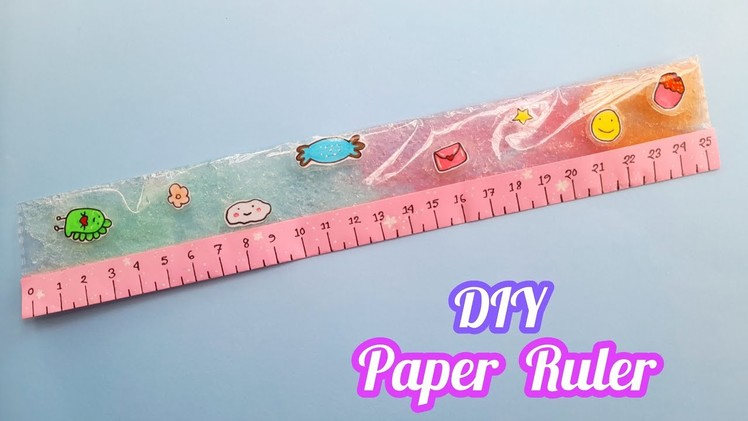 DIY Liquid scale. DIY paper Scale - How to make Liquid ruler How to make kawaii scale.paper craft