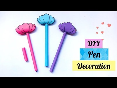 DIY Pen Decoration ideas.Beautiful pen decoration.easy craft ideas#shorts #craft #diy_craft