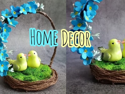 Home.Room Decorating Ideas | Birds Showpiece Hanging | Wall Hanging Craft Ideas | Clay Craft Ideas