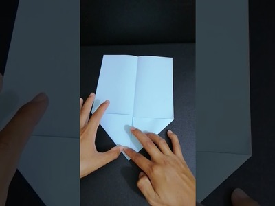 How to make a boomerang paper plane easy #shorts
