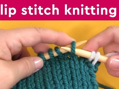 How to Slip Stitch Knitting (Purlwise and Knitwise)