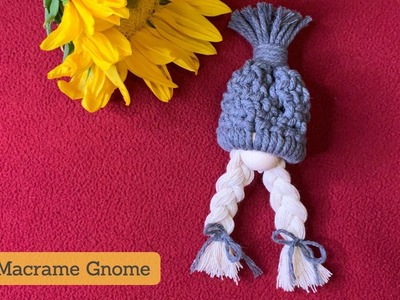 Macrame Gnome Tutorial| Step by Step| Easy|