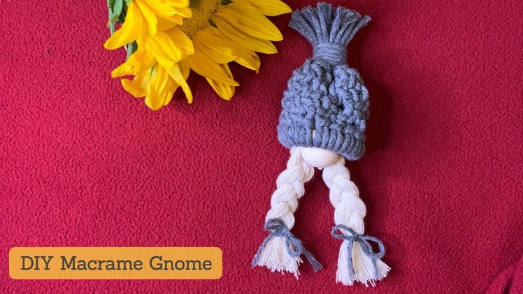 Macrame Gnome Tutorial| Step by Step| Easy|