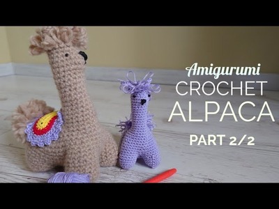 Mini Crochet Alpaca Amigurumi Tutorial | Part 2.2
