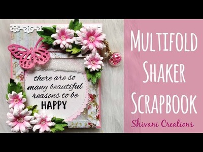 Multifold Shaker Scrapbook. Birthday Album