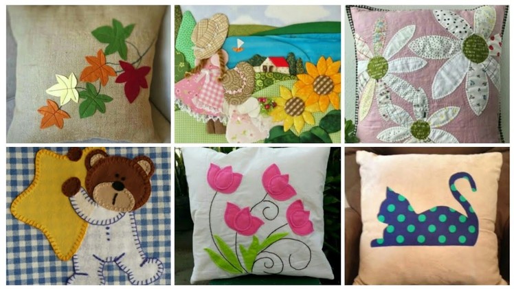 New amazing and wonderful applique work cushion cover design @Heavenly Handmade Creations