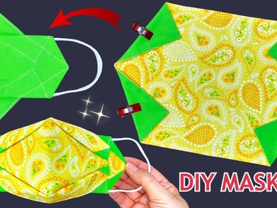 New Style 3D Mask????????Diy Beautiful 3D Face Mask Easy Pattern Sewing Tutorial | 2 In 1 & Simple Mask |