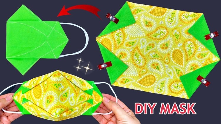New Style 3D Mask????????Diy Beautiful 3D Face Mask Easy Pattern Sewing Tutorial | 2 In 1 & Simple Mask |