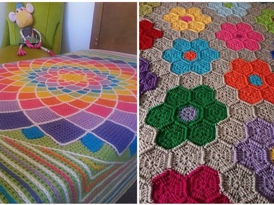 New version of crochet bed sheets patterns #bedsheets #crochetbedsheets