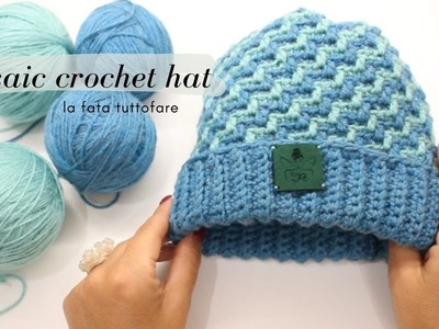 Tutorial: Mosaic crochet Hat