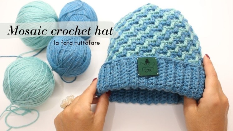 Tutorial: Mosaic crochet Hat
