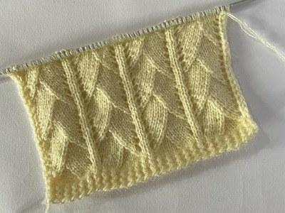 Very Beautiful Knitting Stitch Pattern For Sweaters