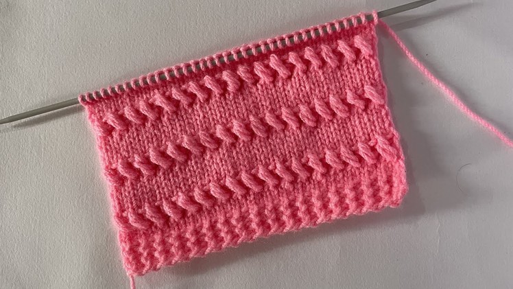 Very Pretty Knitting Stitch Pattern For Girls Cardigans