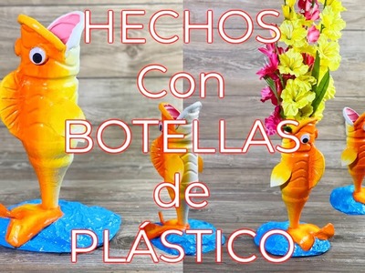 Como hacer un pez florero| Idea for plastic bottles