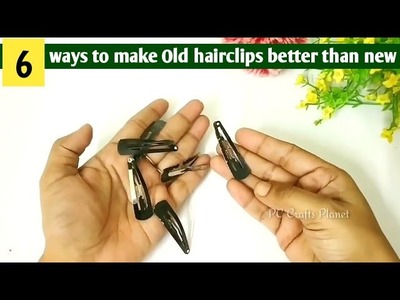 DIY Hair accessories | Hair accessories making at home | DIY Hair clips | hair clip making at home