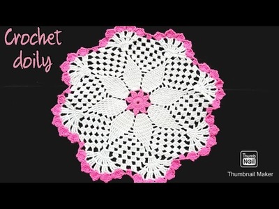 Doily crochet tutorial. thalposh crochet