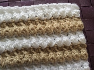 Easy Blanket or Scarf Crochet Stitch | One Row Repeat