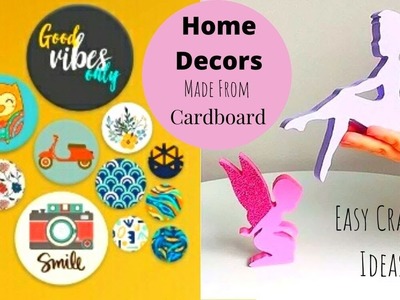 Easy Home Decors Crafts Ideas From Cardboard. DIY Room Decors
