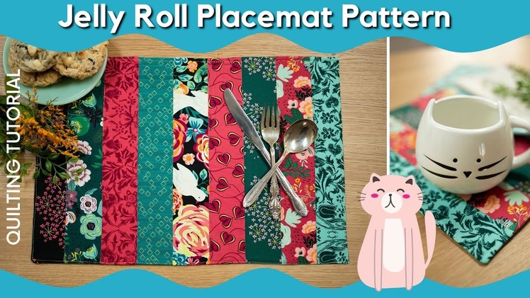 Easy Quilted Placemat Tutorial | Quick and Easy Placemats