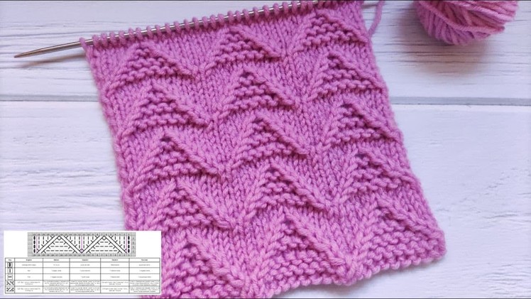 Fancy Stitch Knitting Pattern | Fantasiemuster stricken | Punto fantasia ai ferri | Punto fantasía