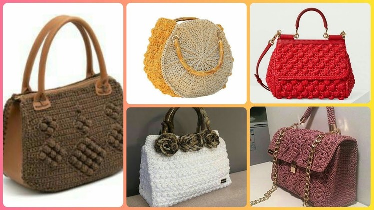Gorgeous Crochet Handbags Patterns - Best Handmade Shoulder Bags Design To Crochet At Home
