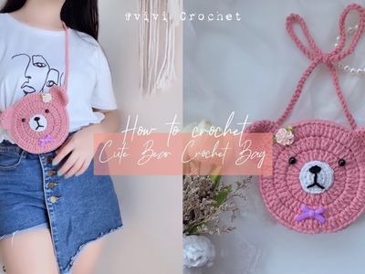 ???? How To Crochet Bear Bag | Cute Crochet Bag ????