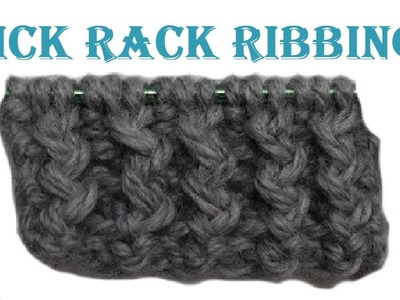 How to knit: Rick Rack Ribbing