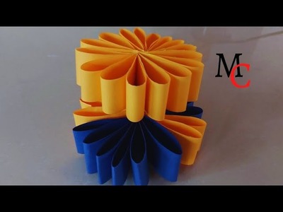 How to make Paper Flowers | Paper Crafts | DIY #shorts