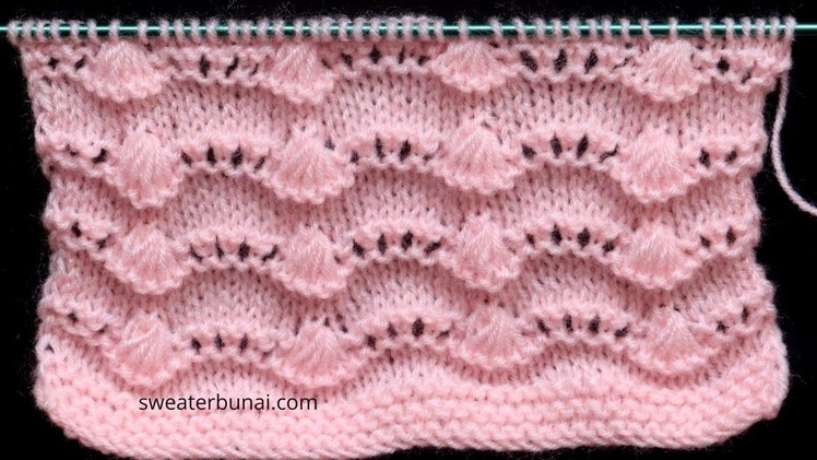 Lace knitting patterns for ladies cardigan sweater & Baby frock | Jali wala sweater bunai in Hindi.